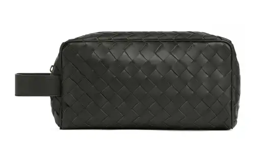 Bottega Veneta Woven Zipped Makeup Bag