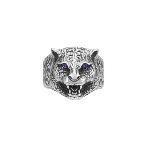 GUCCI Garden 925 Sterling Silver Rings Unisex Silver
