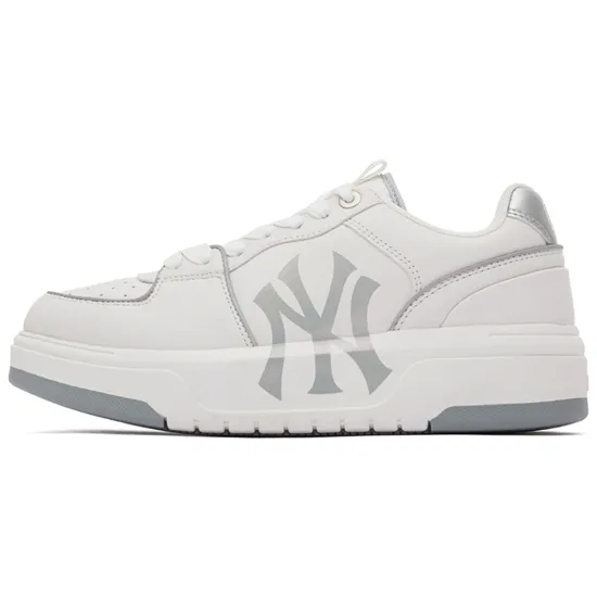 MLB Chunky Liner Skateboard Shoes Unisex Low-Top New York Yankees/Silver