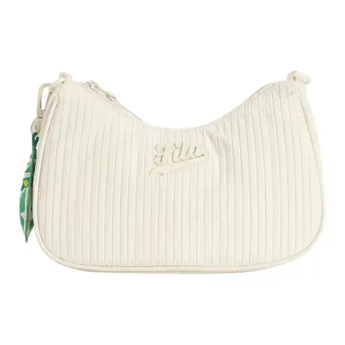 FILA FUSION Fabric Crossbody Bag, Shoulder Bag Women's White