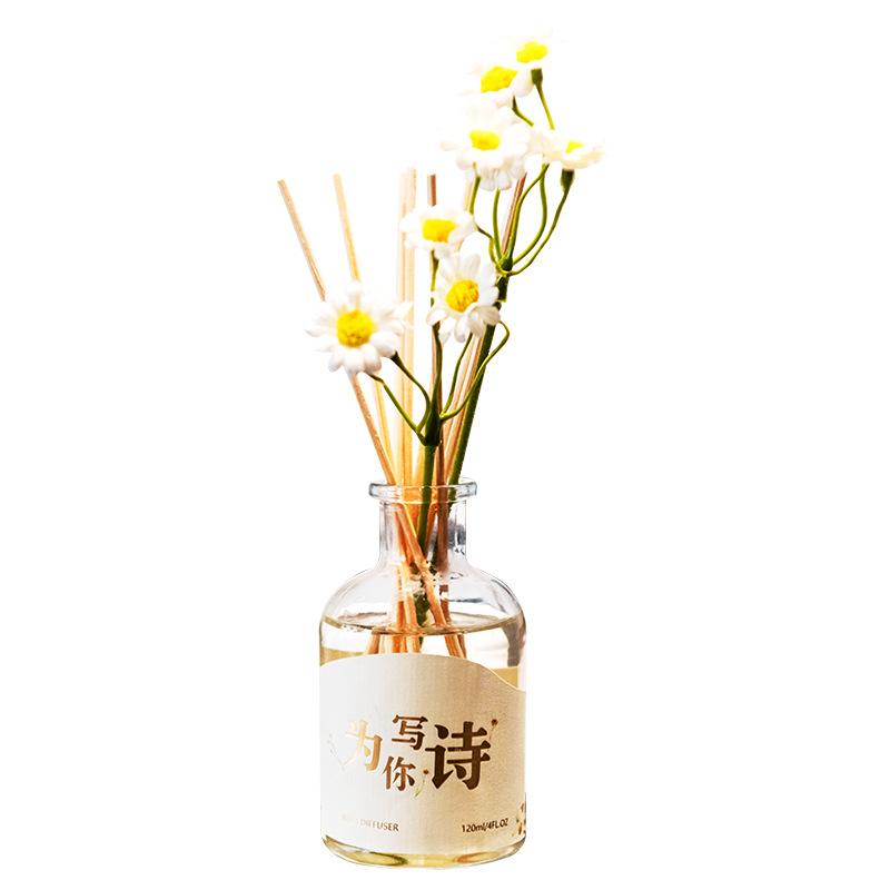 Favorite things, write poems for you, literary and artistic home use freesia floral fragrance, long-lasting fire-free rattan aromatherapy fragrance