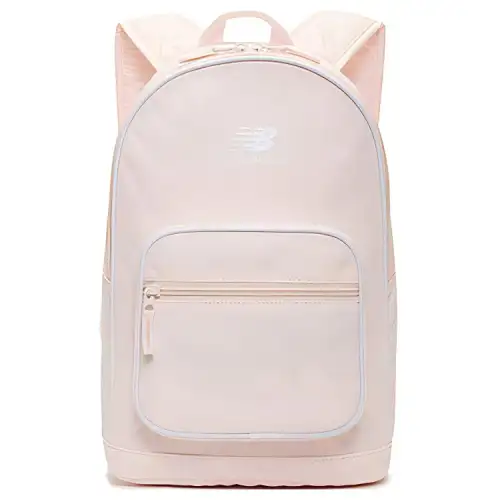 New Balance Casual Polyester Backpack Regular Unisex Light Pink