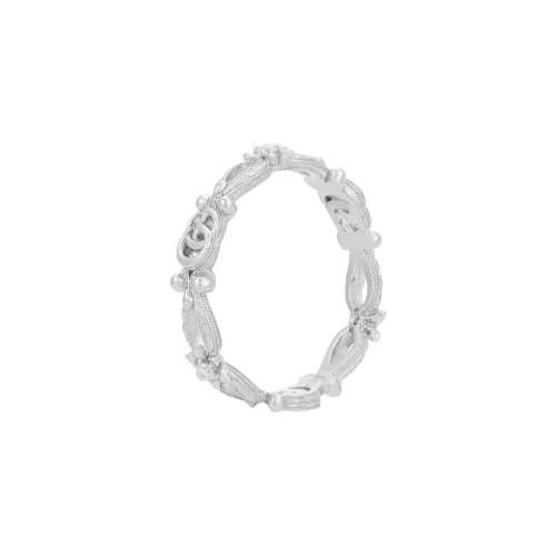 GUCCI Flora Diamond Rings Women's Silver