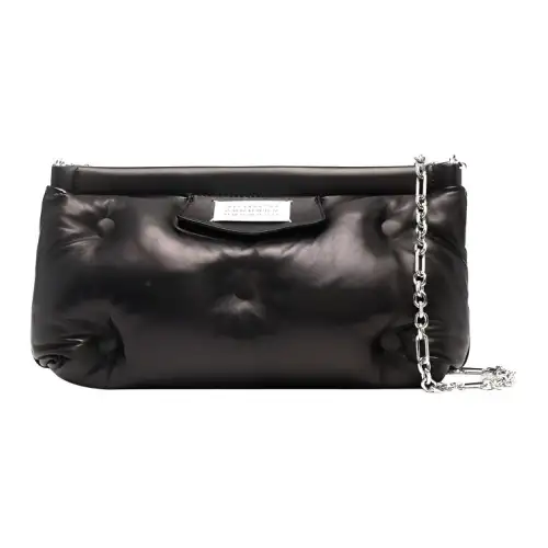 Maison Margiela Leather Shoulder Bag, Crossbody Bag Small Women's Black