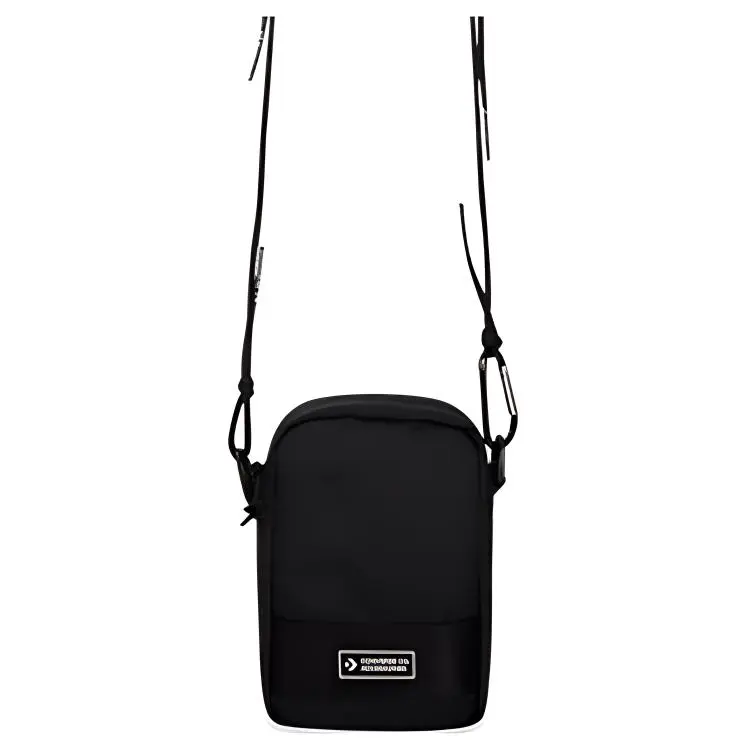 Converse Polyester Crossbody Bag, Shoulder Bag Unisex Black