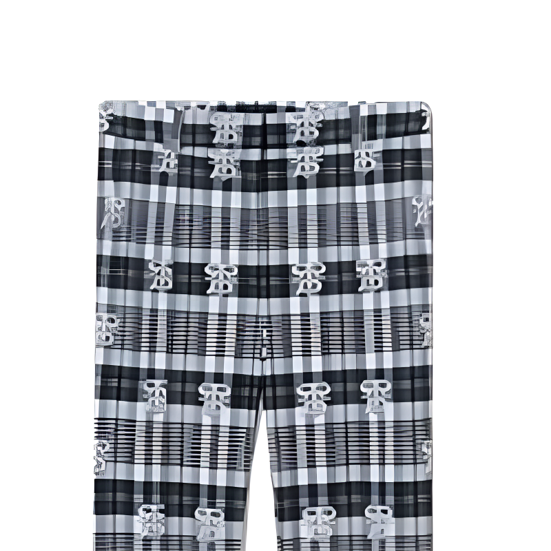 Женские штаны Burberry (серый) — фото 2