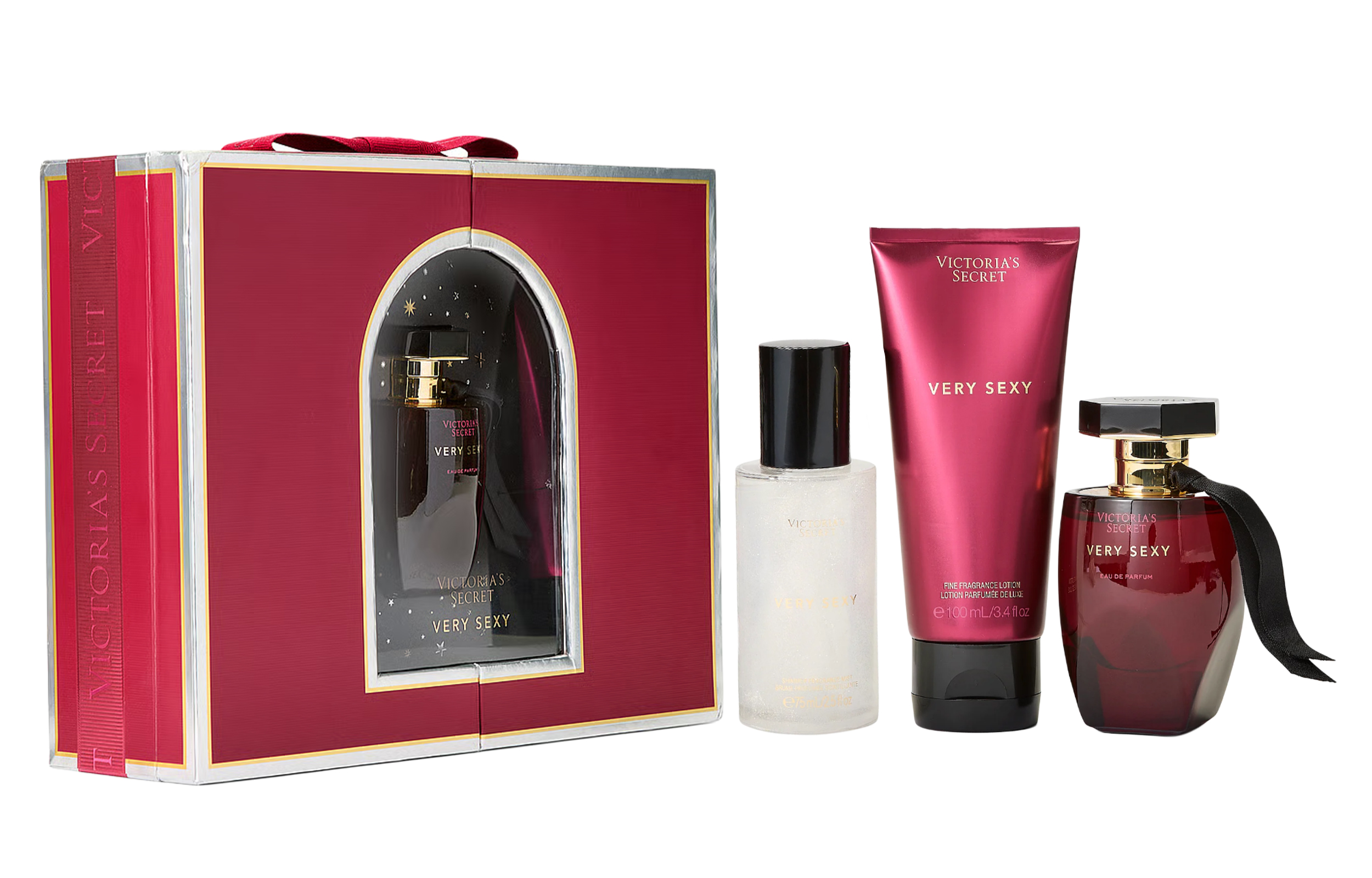 Victoria's Secret Victoria's Secret 2024 Christmas Limited Very Sexy Gift Box Perfume Set Perfume EDP Citrus Blackberry 50ml+75ml+100ml