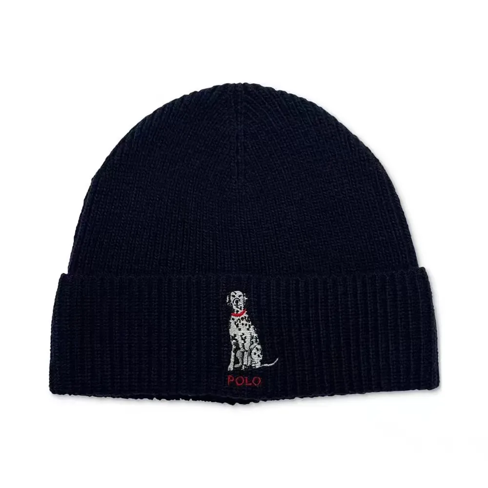 Polo Ralph Lauren Wool Blend Beanies Men's Black