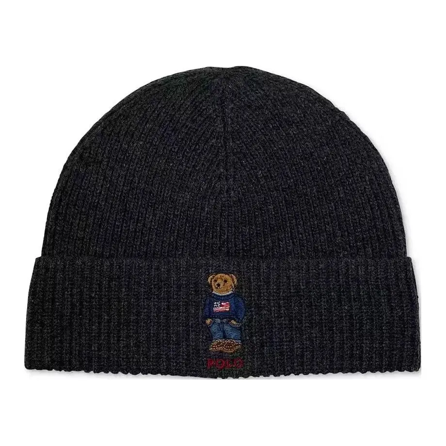Polo Ralph Lauren Beanies Unisex Charcoal Gray