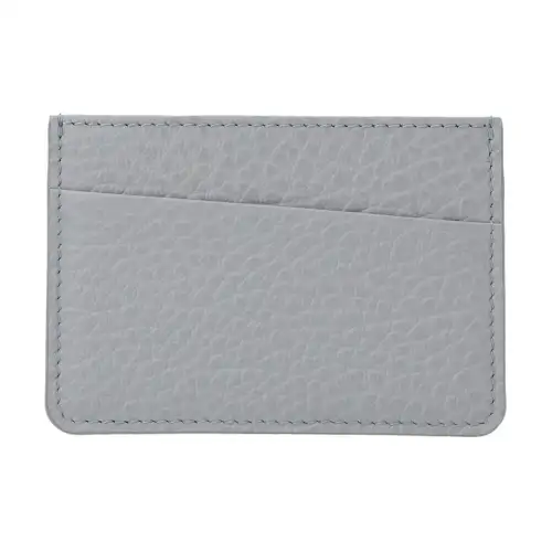 Maison Margiela Leather Card Holder Men's Blue