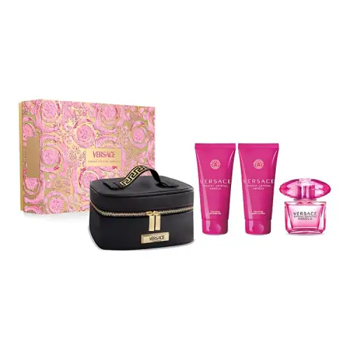 VERSACE Versace 2024 Christmas Limited Edition Pink Diamond Fresh Perfume Set Perfume EDP Mulan Peony Four-piece Set