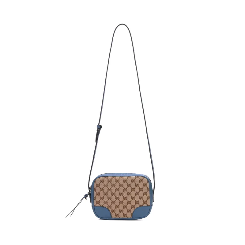 GUCCI Canvas With Leather Camera Bag, Shoulder Bag, Crossbody Bag Women's