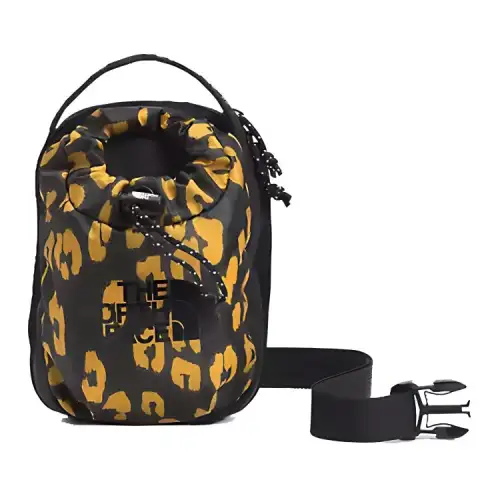 THE NORTH FACE 2L One Shoulder Crossbody Outdoor Bag Polyester Yellow Women's