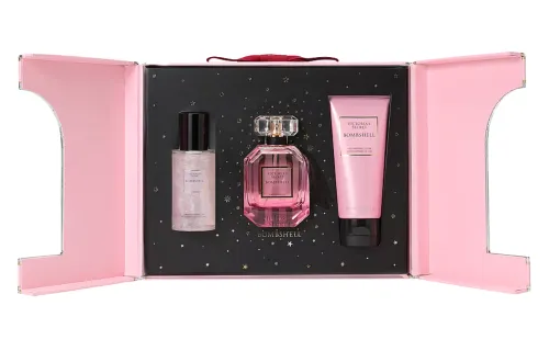 Victoria's Secret Victoria's Secret 2024 Limited Bombshell Luxe Perfume Set Perfume EDP Vanilla Orchid Purple Passion Fruit 50ml+75ml+100ml