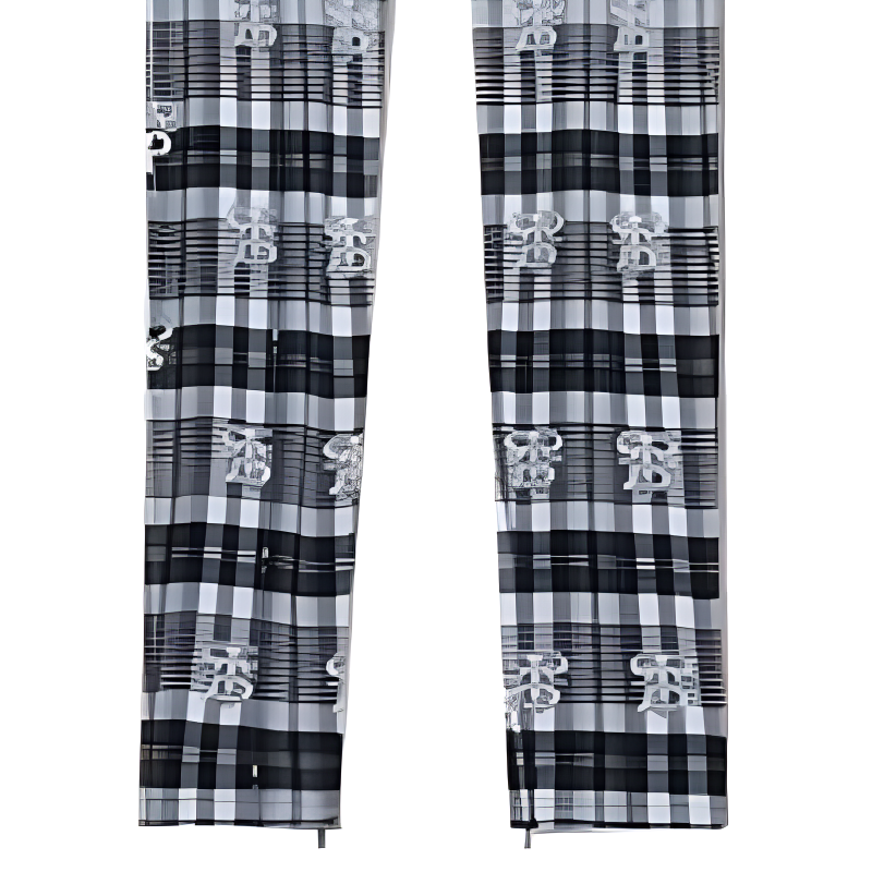 Женские штаны Burberry (серый) — фото 3