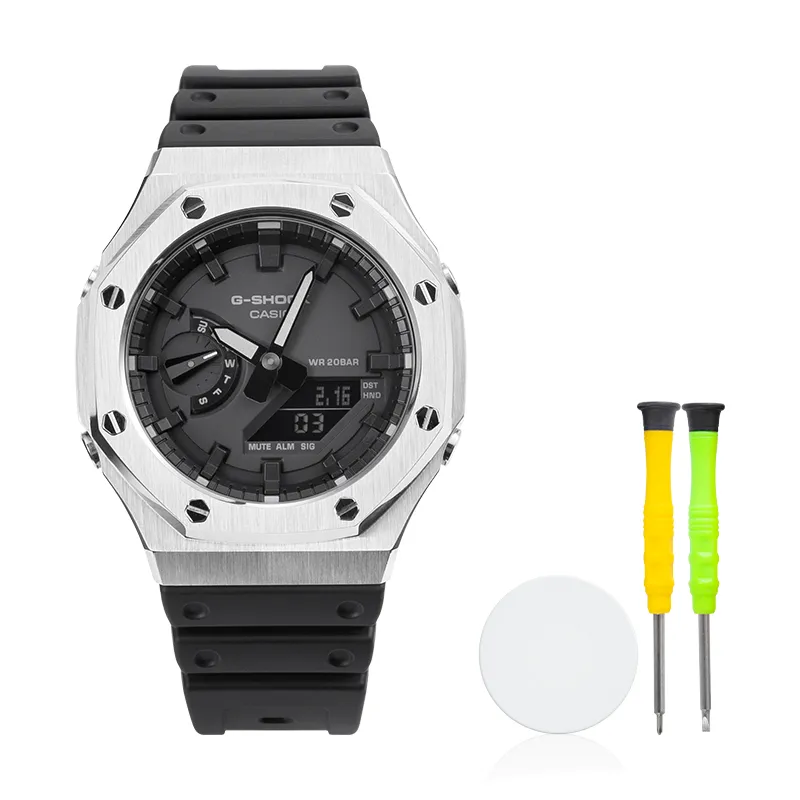 CASIO Men Liquid Crystal/Analog Dual Display Series Black Watch