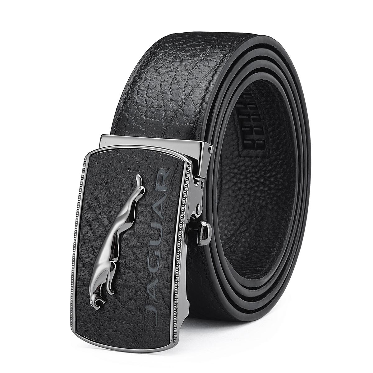 JAGUAR Top Grain Cow Leather Belts Men's 3.5cm