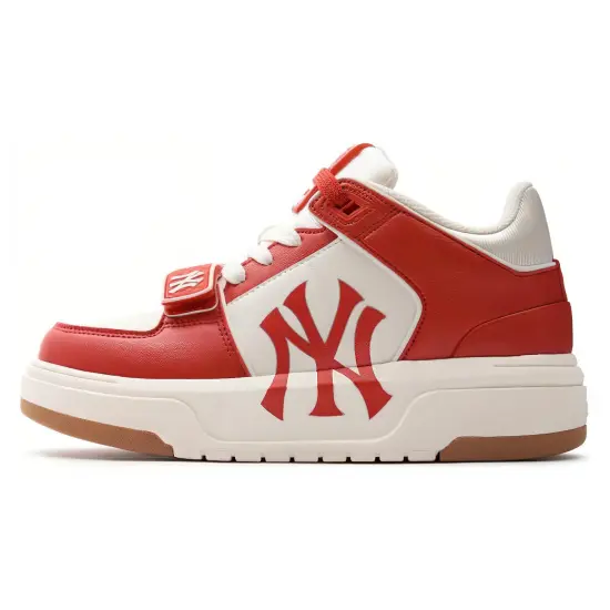 MLB Chunky Liner Wear resistant And Lightweight Low Top Skateboard Shoes Unisex Red