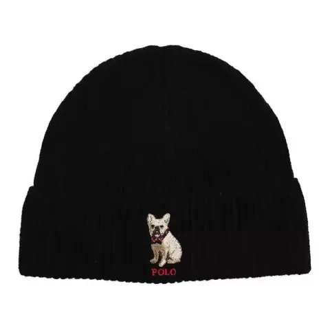 Polo Ralph Lauren Wool Beanies Unisex Black
