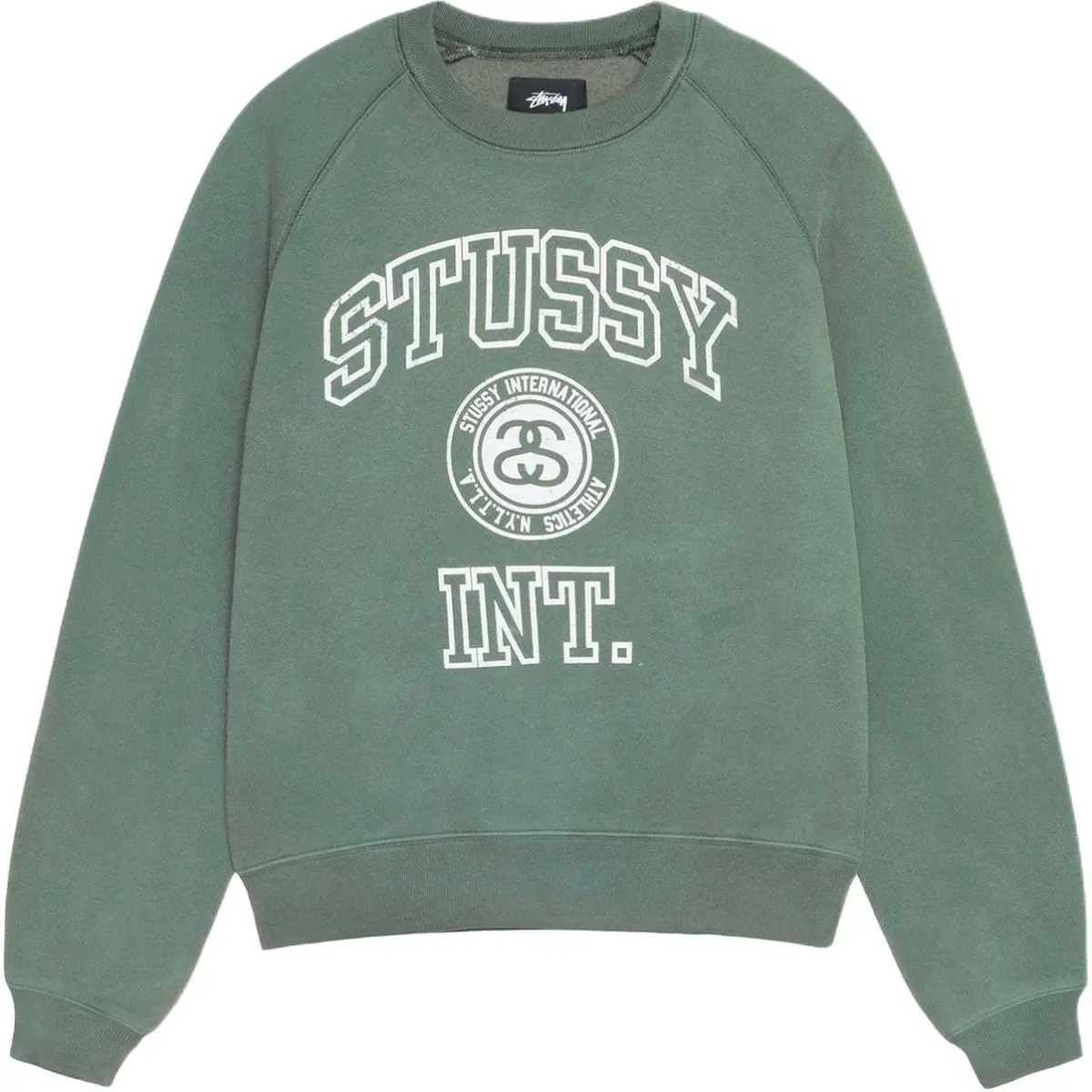 Stussy Overlock Varsity Raglan Crew