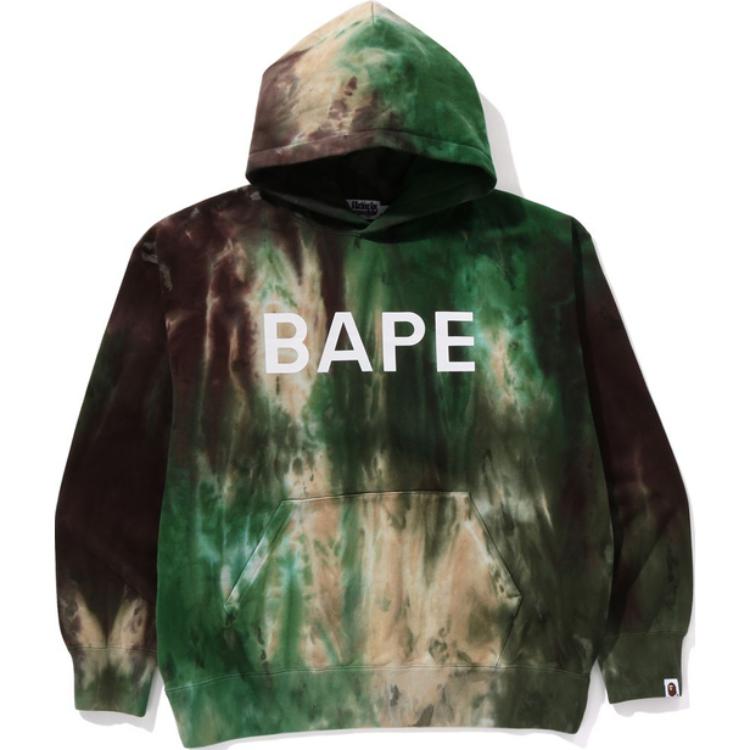 Мужское худи A BATHING APE Tie-Dye Print (разноцветное) — фото 10