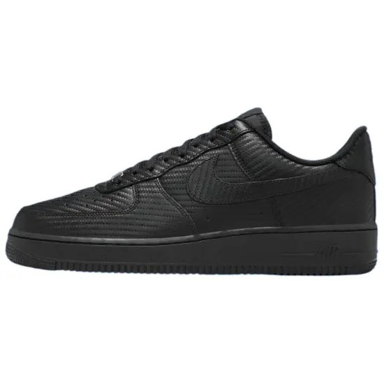 Nike Air Force 1 Anti Slip Wear Resistant Low Top Skateboard Shoes Unisex Black