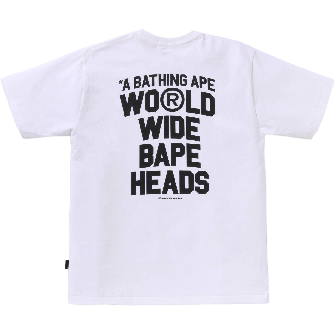 Мужская футболка A BATHING APE (черная) — Черный — фото 4