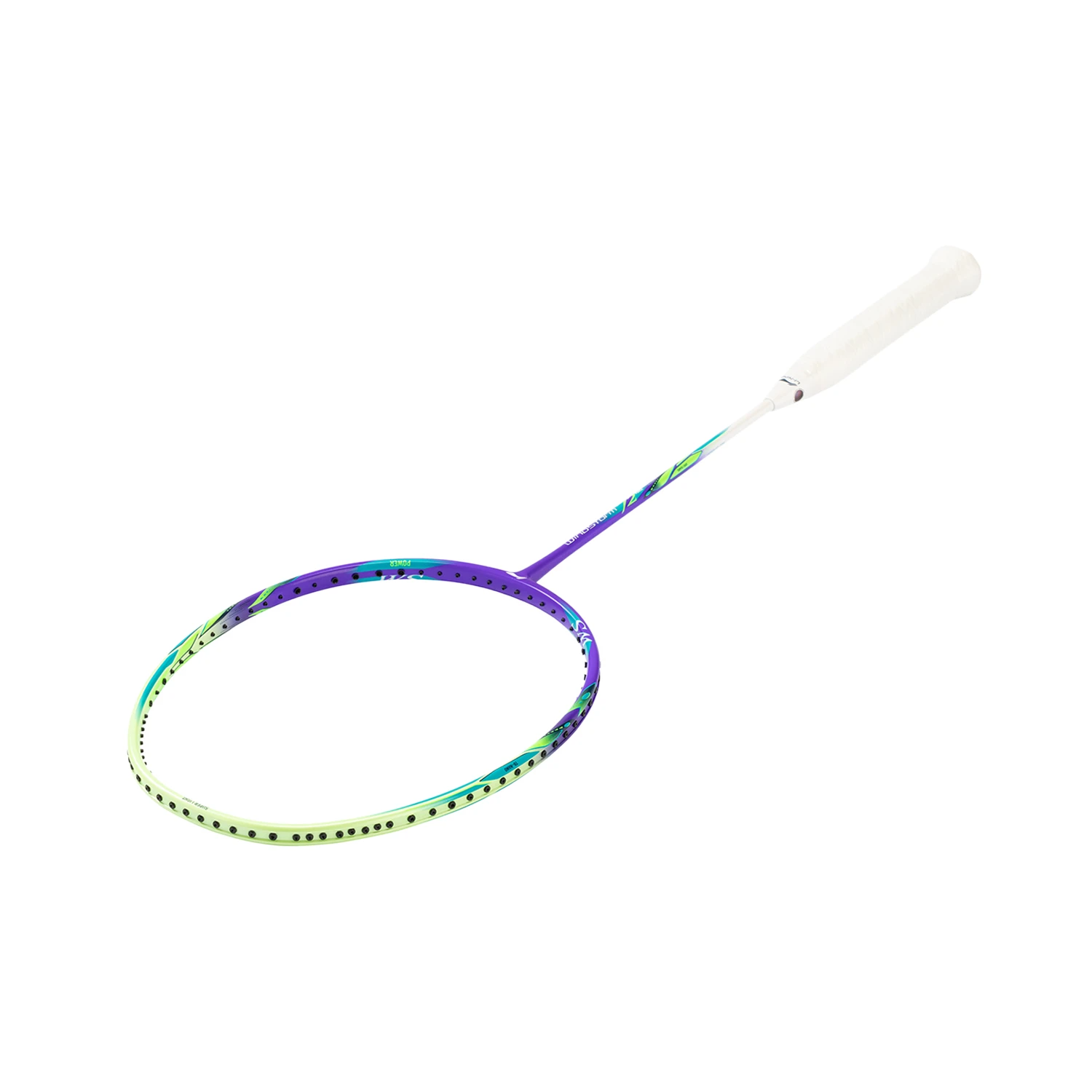 Li Ning Storm WS72 Full Carbon Badminton Rackets Offensive Type Heavy Head, Stiff Shaft Professional 6U/G6