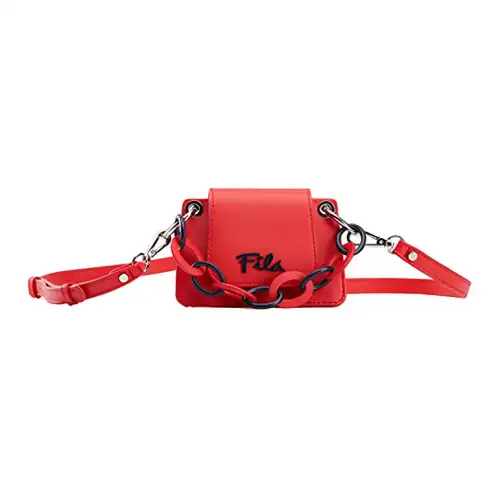 FILA Polyurethane Crossbody Bag Regular Women's Red