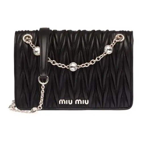 MIU MIU Matelassé Shoulder Bags