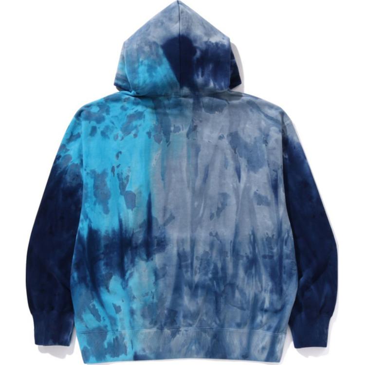 Мужское худи A BATHING APE Tie-Dye Print (разноцветное) — фото 2