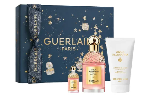 Guerlain 2024 Christmas Limited Forte Rosa Rossa Perfume Set Perfume EDP Peach Rose 7.5ml+75ml+75ml