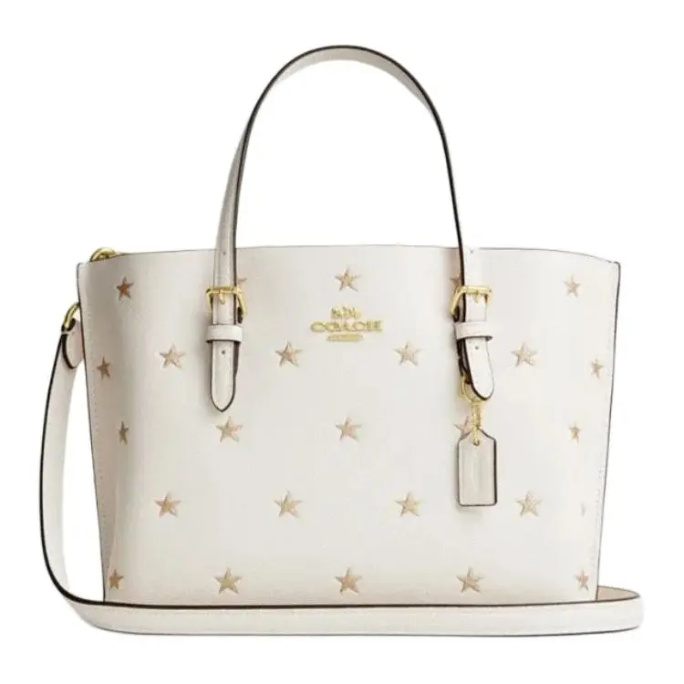 COACH Mollie Cow Split Leather Tote Bag, Shopping Bag, Shoulder Bag, Crossbody Bag, Handbag 25 Women's