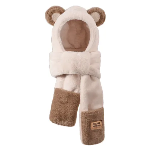 PEAK Polyester Bear Hats Unisex