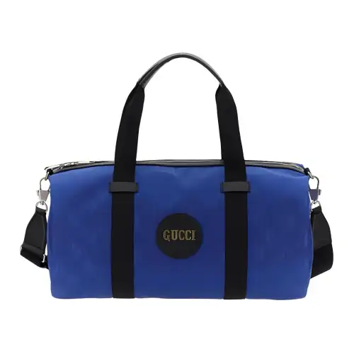GUCCI Off The Grid Nylon With Leather Handbag, Shoulder Bag, Crossbody Bag, Travel Bag Men's Blue