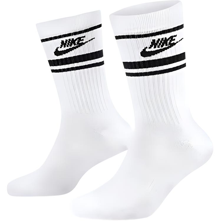 Nike Crew Socks Men’s 3 Pack White