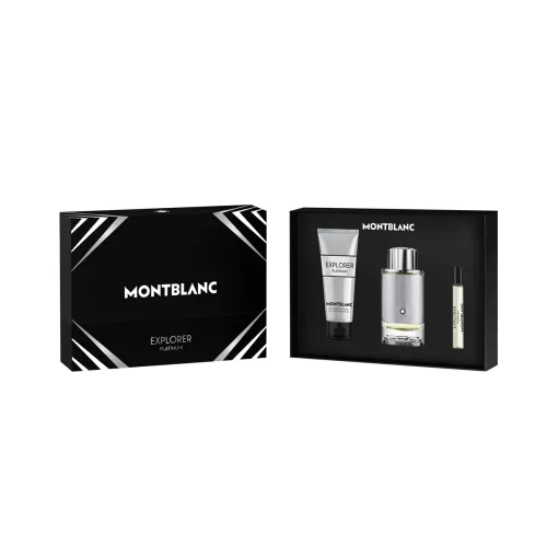 MONTBLANC Platinum perfume, set, shower gel, 100 ml, 10 ml, 100 ml