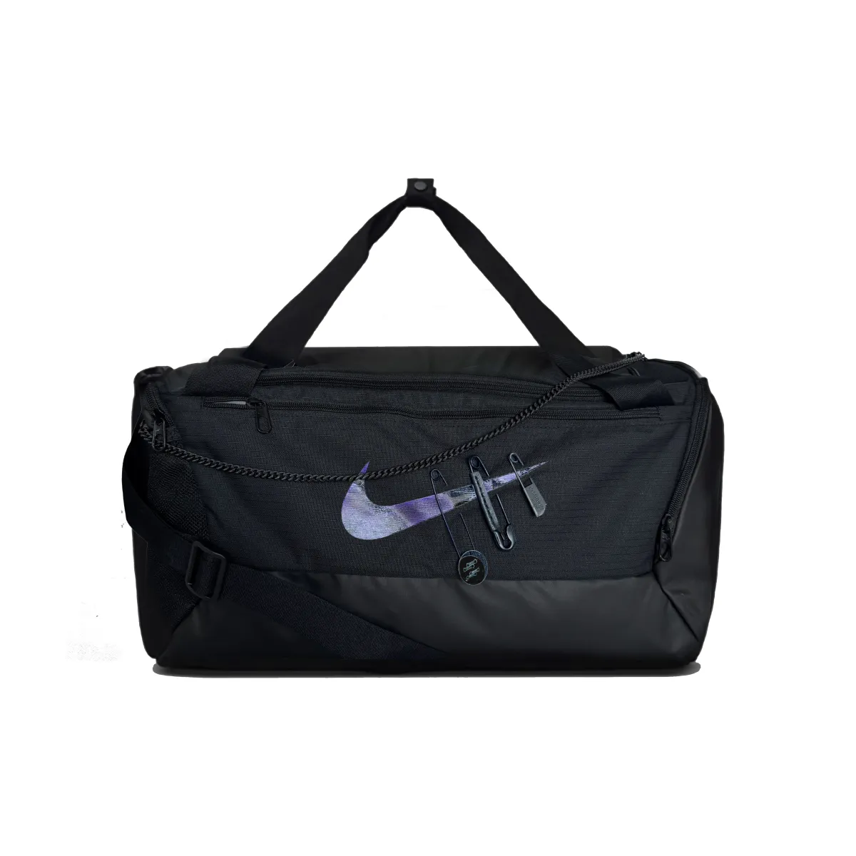 Nike Fabric Basketball Bag Camping Bag Travel Bag Gym Bag Unisex Black Purple