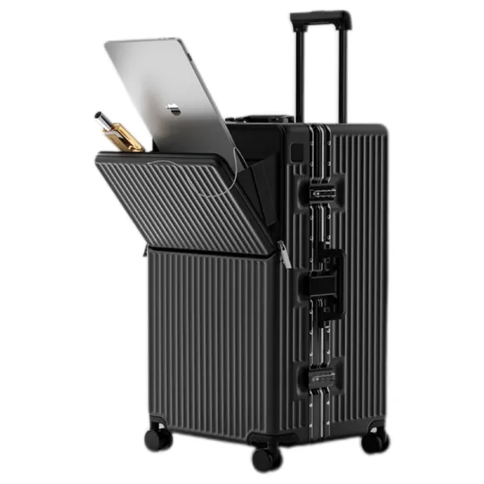 LD 28 Inch PC Material Suitcase Trolley Bag Unisex Multicolor