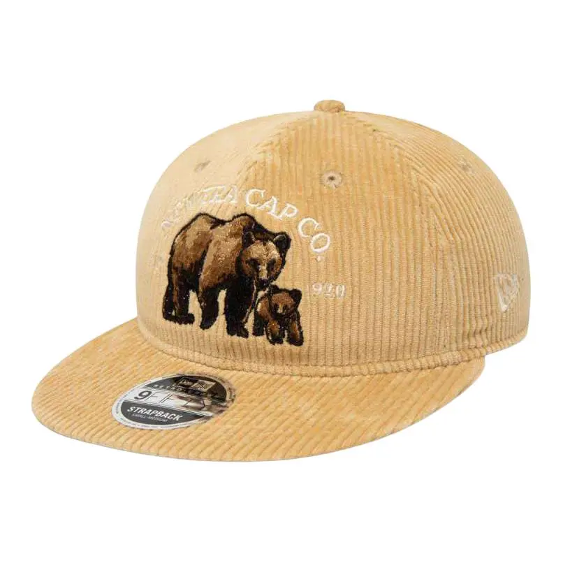 New Era Woolen Baseball Caps Unisex Brown