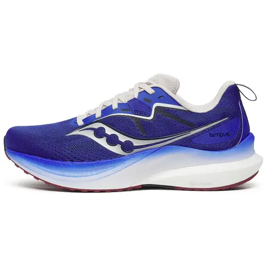 Saucony Tempus 2 Running Shoes Men Low-Top Blue Silver
