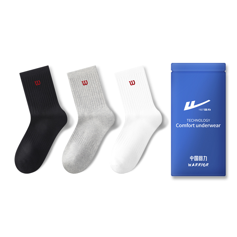 Warrior Crew Socks Unisex Combo Set