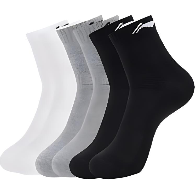 Li Ning Ankle Socks Unisex 3 Pack
