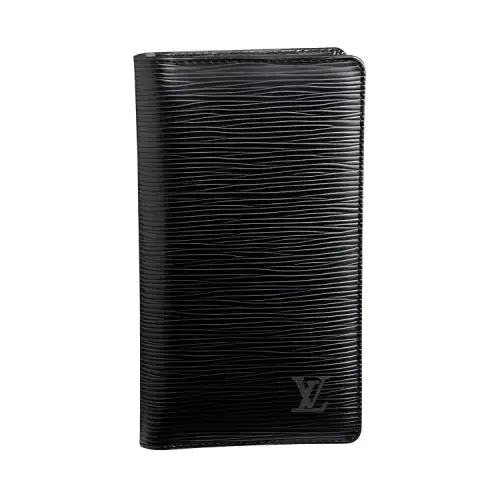 LOUIS VUITTON Epi Leather Wallet Women's Black