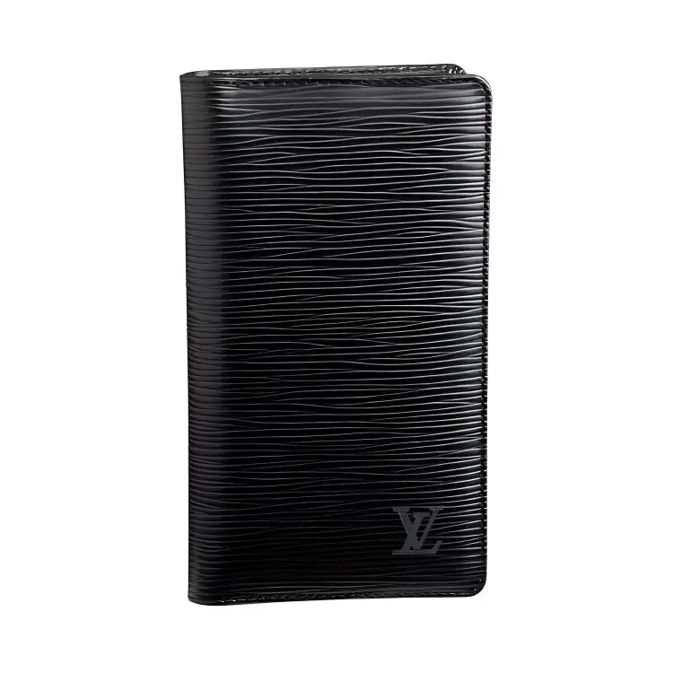 LOUIS VUITTON Epi Leather Wallet Women's Black