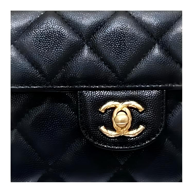 Женская сумка Chanel 24A Flap Bag (черная) — фото 2