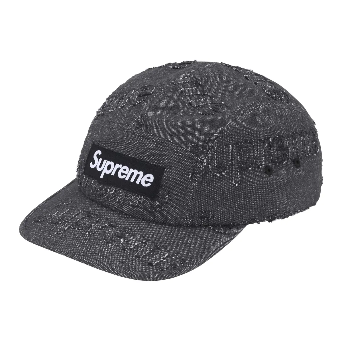 Supreme lasered denim cap