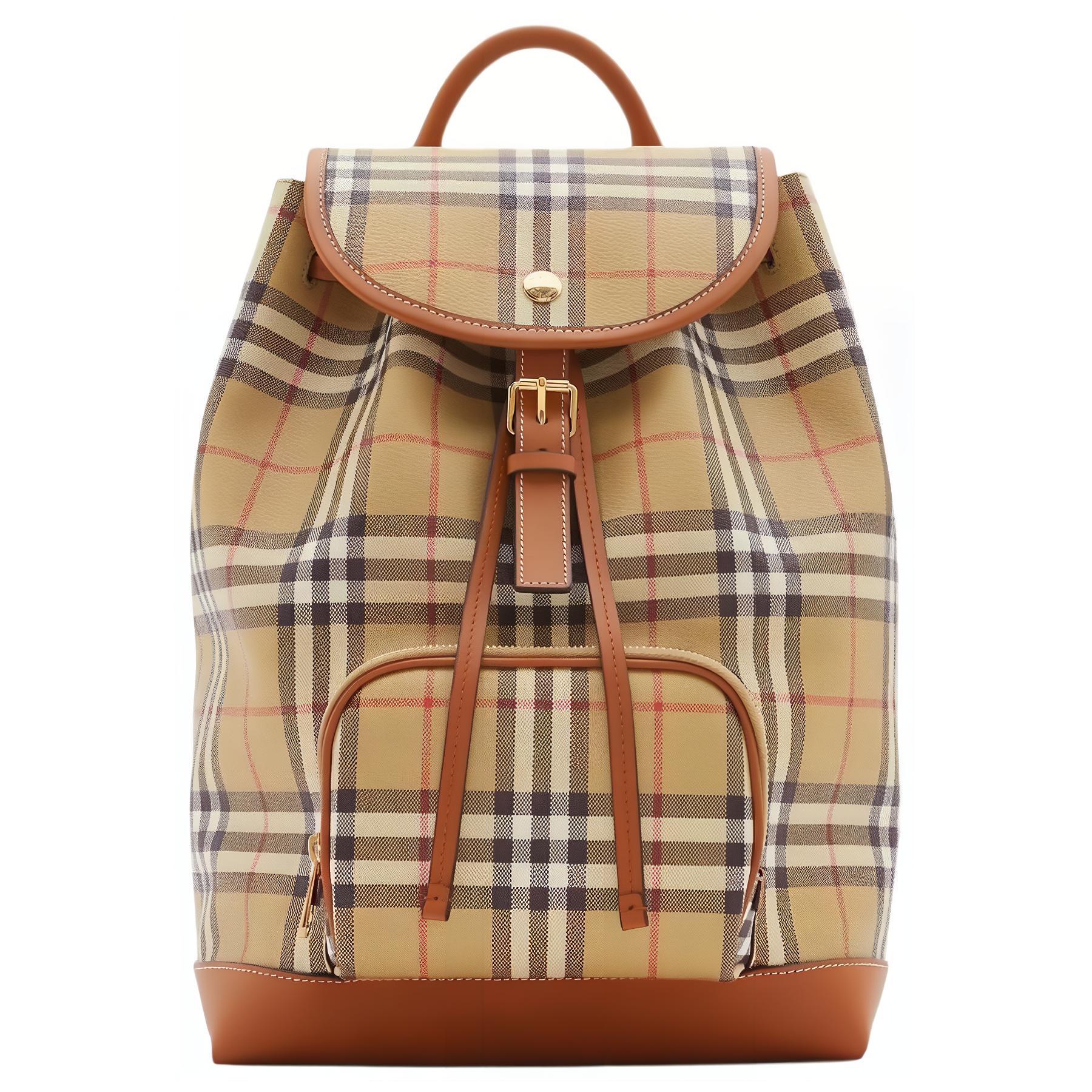 Женский рюкзак Burberry Рюкзак (бежево-коричневый)