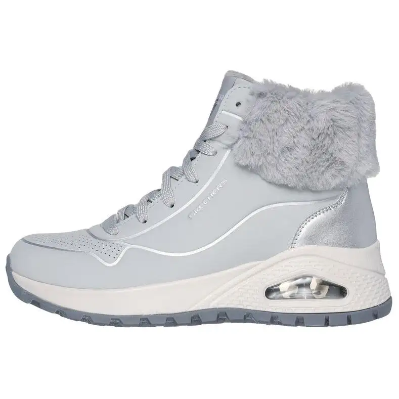 Skechers Ankle Boots Women's Gray Silver