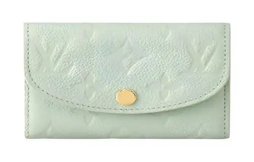 LOUIS VUITTON Rosalie Leather Wallet Women's Light Green